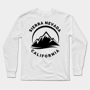 Sierra Nevada California - Sierra Nevada Ski Snowboard Mountain California Yosemite Travel Long Sleeve T-Shirt